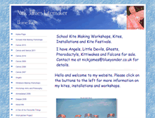 Tablet Screenshot of nickjameskitemaker.com